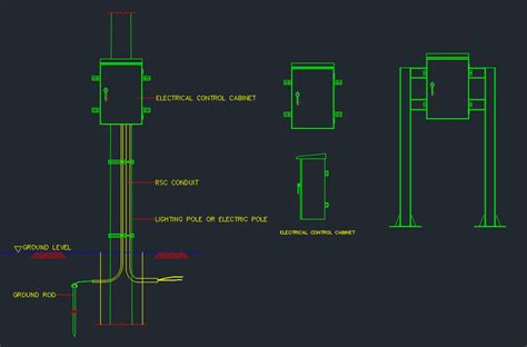 4 electrical box drawing|Cad Drawings .